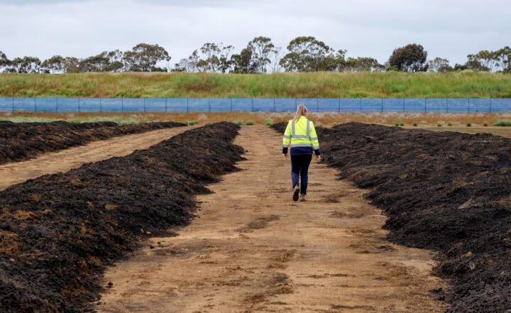Biosolids processing has stopped for the season